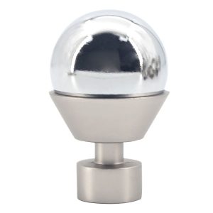 Remates de aluminio gris espacial FA020 con varilla