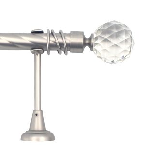 TFC015 Crystal Curtain Rod Set